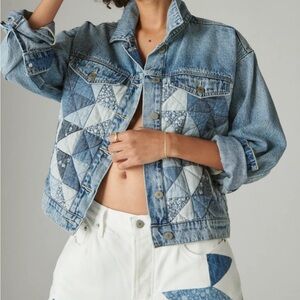 Lucky x Laura Ashley Patchwork Jean Jacket